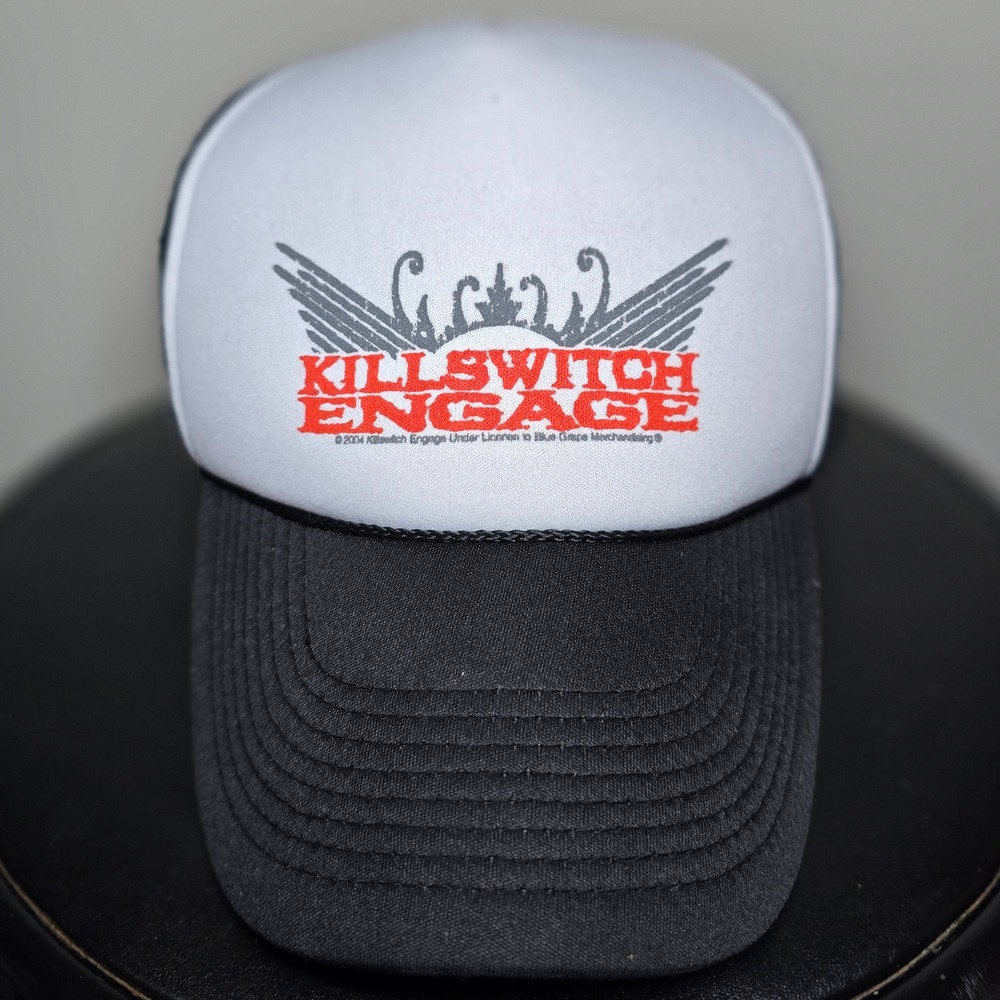 Killswitch Engage 2004 Grunge Punk Y2K Metal Rock Band Concert Promo Trucker Hat